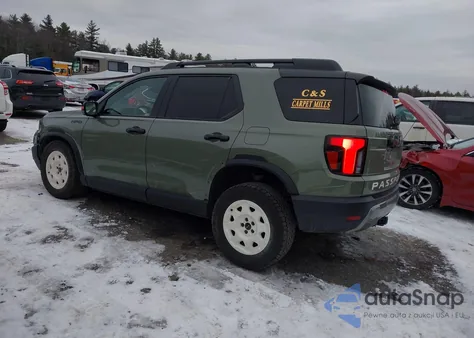 2026 Honda Passport Awd Trailsport Elite/Awd Trailsport Elite Blackout from USA, damaged, VIN 5FNYF9H89TB010998
